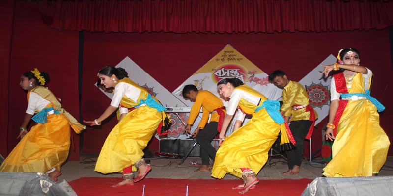ডোমারে সাহিত্য ও সংস্কৃতি পরিষদের বসন্ত বরণ