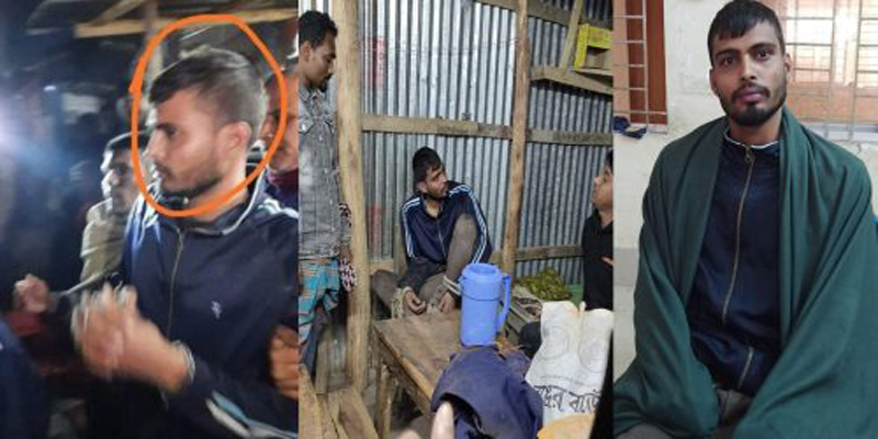 অটোরিকশা চুরি করে পালানোর সময় পুলিশ সদস্য আটক