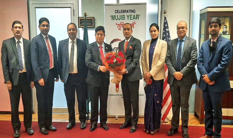 নিউ ইয়র্কে বাংলাদেশ কনস্যুলেট জেনারেল পরিদর্শনে পররাষ্ট্রমন্ত্রী