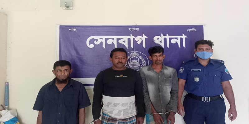 সেনবাগে সাজাপ্রাপ্ত ও মাদক মামলার ১৩ আসামি গ্রেফতার