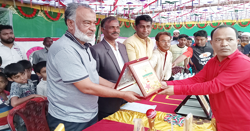 স্বাধীনতার সুবর্ণ জয়ন্তীতে লক্ষ্মীপুরে প্রীতি ক্রিকেট ম্যাচ