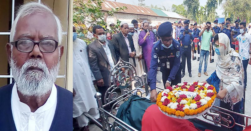 ডোমারে রাষ্ট্রীয় মর্যাদায় বীর মুক্তিযোদ্ধা জিএম এ রাজ্জাকের দাফন সম্পন্ন