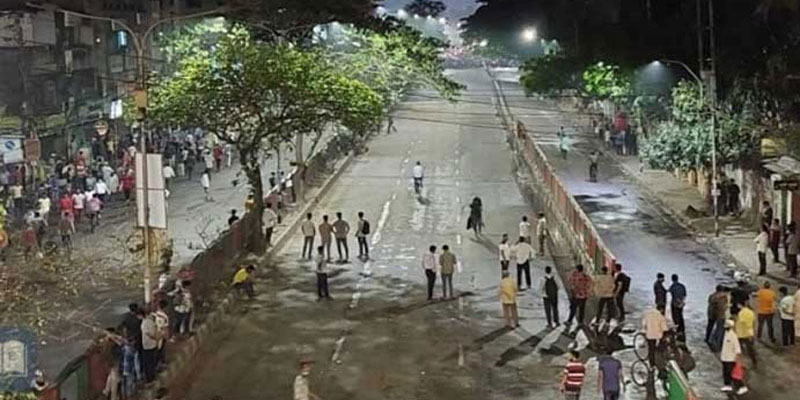 নিউমার্কেট এলাকায় ফের উত্তেজনা, ককটেল বিস্ফোরণ