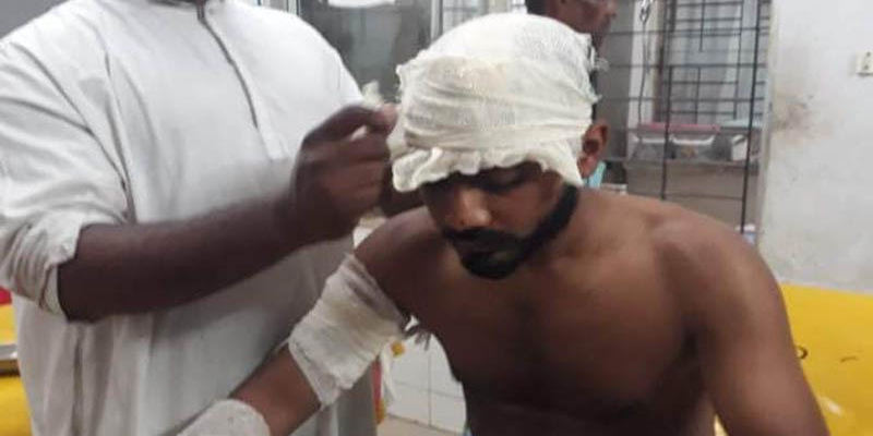 লক্ষ্মীপুরে গ্রাম পুলিশকে কুপিয়ে জখম