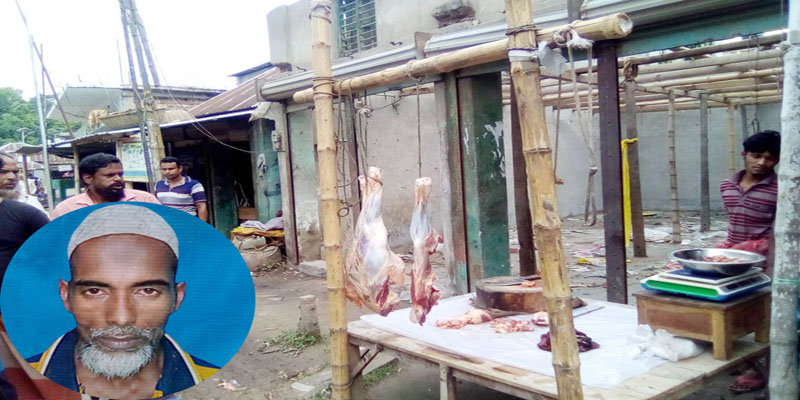 ফরিদপুরে চোরাই গরু জবাই করে বিক্রি, কসাই পলাতক