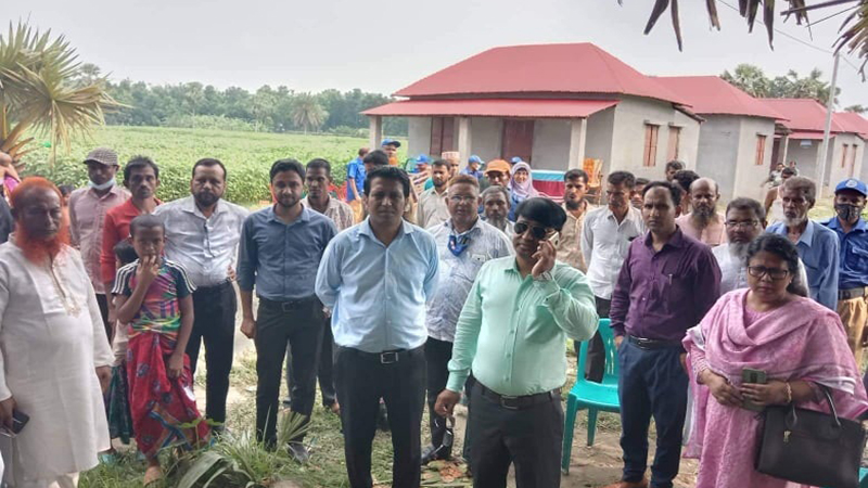 বোয়ালমারীতে গৃহহীন পুনর্বাসন সংক্রান্ত মতবিনিময় সভা