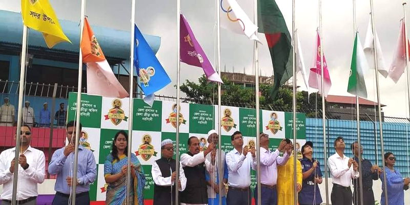 নরসিংদীতে বঙ্গবন্ধু গোল্ডকাপ ফুটবল টুর্নামেন্ট উদ্বোধন