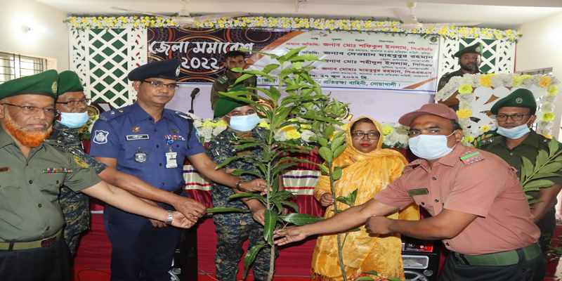 নোয়াখালীতে আনসার ও গ্রাম প্রতিরক্ষা বাহিনীর জেলা সমাবেশ অনুষ্ঠিত