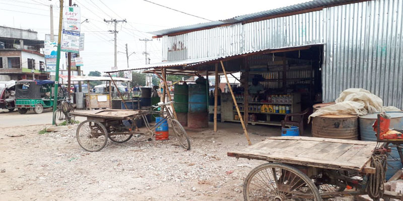 ফরিদপুরে উচ্ছেদের পর ফের বেদখল সওজের জায়গা