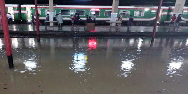 সিলেটে এবার রেল যোগাযোগ বন্ধ