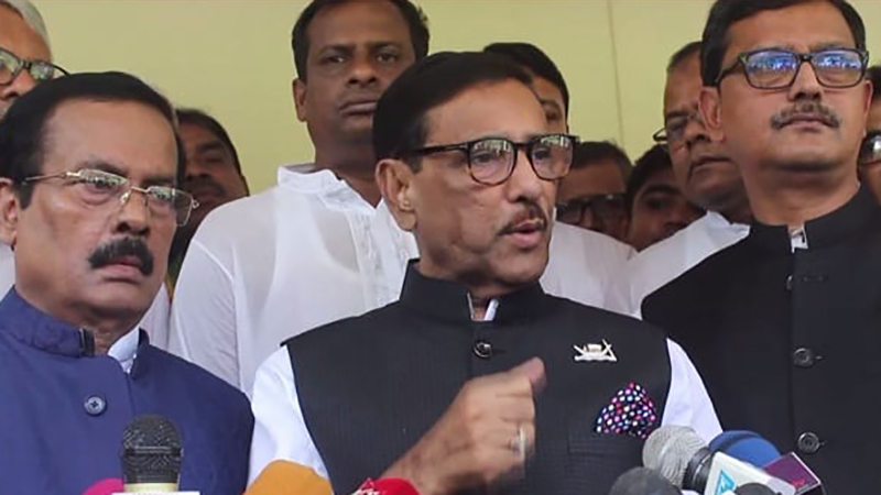 বিএনপির লাঠি হাতে আন্দোলন গণতন্ত্র নয়, সন্ত্রাস : কাদের