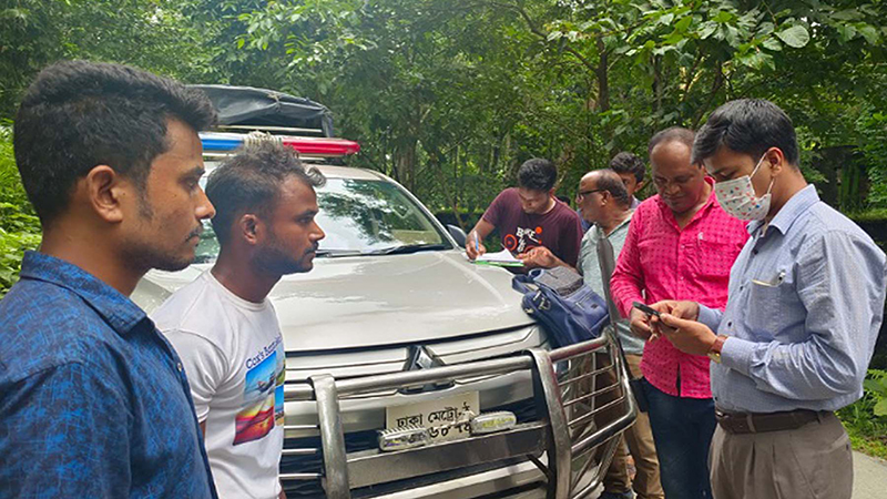 ডোমারে ভ্রাম্যমাণ আদালতে ২ মাদক সেবীর কারাদন্ড