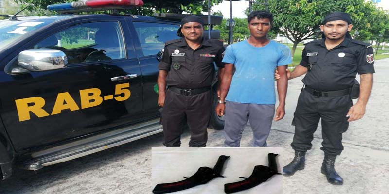রাজশাহীতে ২টি ওয়ান শুটারগানসহ অস্ত্র ব্যবসায়ী গ্রেফতার