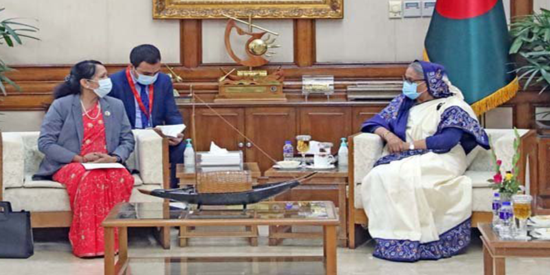 নেপালকে মংলা ও চট্টগ্রাম সমুদ্রবন্দর ব্যবহারের প্রস্তাব প্রধানমন্ত্রীর
