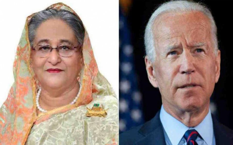 বাইডেনের অভ্যর্থনা অনুষ্ঠানে প্রধানমন্ত্রীর যোগদান