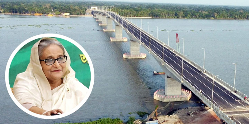 বঙ্গমাতা সেতু উদ্বোধন করলেন প্রধানমন্ত্রী শেখ হাসিনা