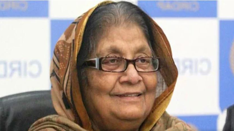 আ. লীগ নেত্রী সৈয়দা সাজেদা চৌধুরী আর নেই