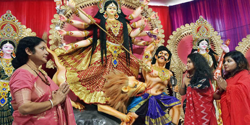 শারদীয় দুর্গোৎসবের মহাসপ্তমী আজ