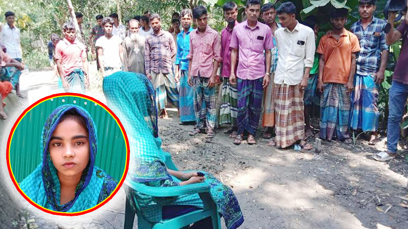 বিয়ের দাবিতে প্রেমিকের বাড়িতে প্রেমিকার অনশন, পলাতক প্রেমিক