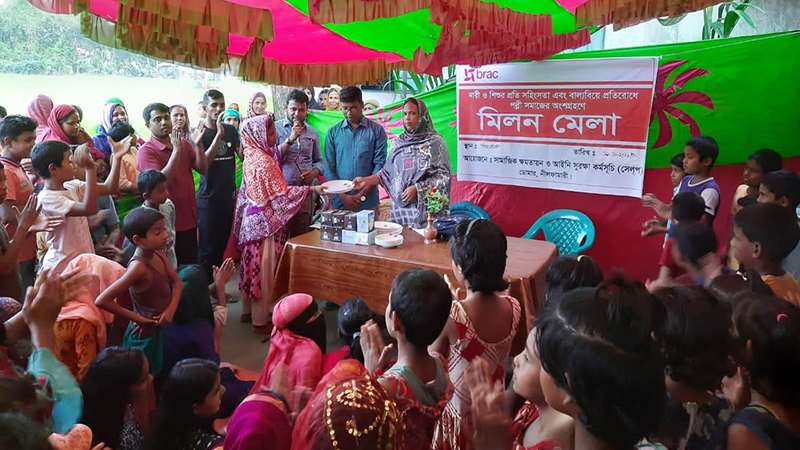 ডোমারে নারী ও শিশুর প্রতি সহিংসতা এবং বাল্যবিয়ে প্রতিরোধে মিলন মেলা অনুষ্ঠিত
