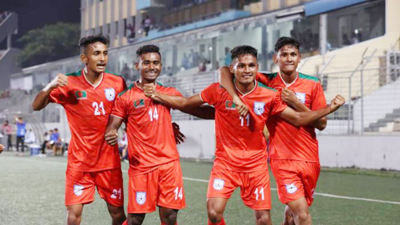 ভুটানকে হারাল বাংলাদেশ