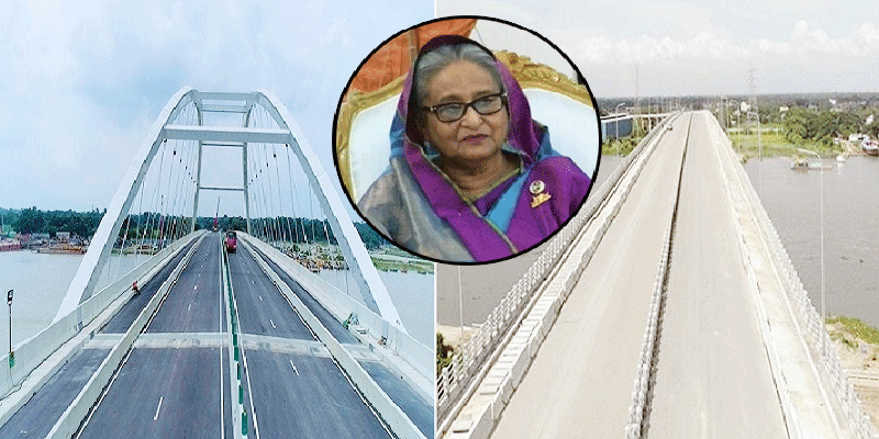 মধুমতি ও তৃতীয় শীতলক্ষ্যা সেতুর উদ্বোধন করলেন প্রধানমন্ত্রী