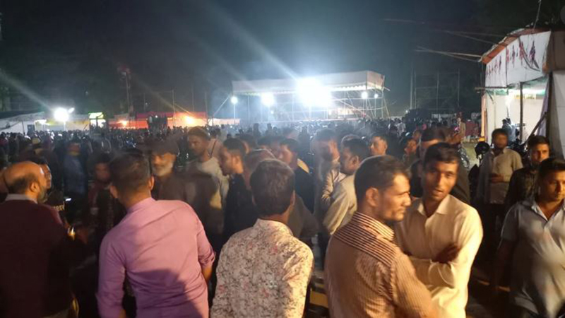 দুদিন আগেই সিলেট সমাবেশস্থলে বিএনপি নেতা-কর্মীদের ঢল
