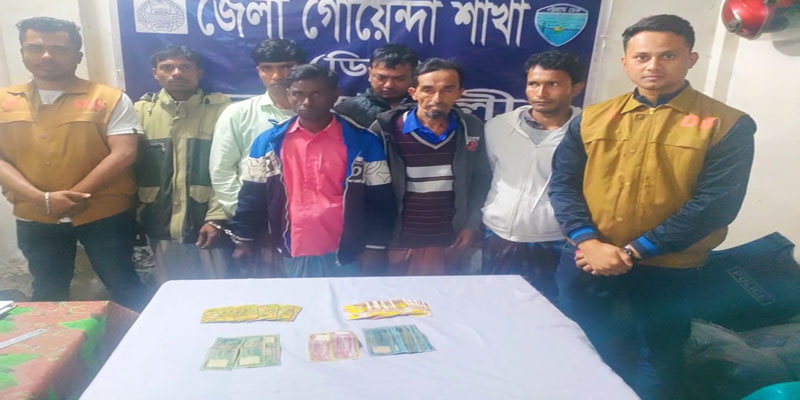 নোয়াখালীতে নগদ টাকাসহ ৬ জুয়াড়ীকে গ্রেফতার  