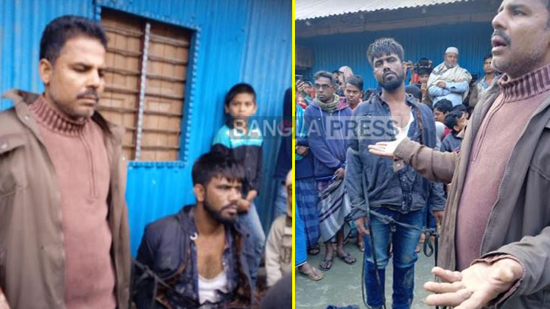 চুরি করতে গিয়ে শ্রমিক লীগ সভাপতি আটক