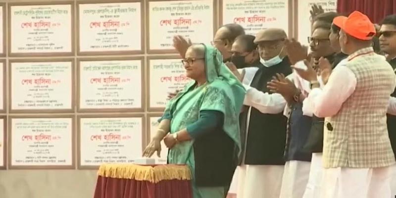 রাজশাহীতে ২৬ প্রকল্প উদ্বোধন করলেন প্রধানমন্ত্রী