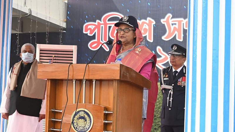 সেবার মাধ্যমে জনগণের আস্থা ও বিশ্বাস অর্জন করতে পুলিশের প্রতি আহ্বান প্রধানমন্ত্রীর