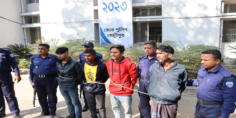 লক্ষ্মীপুরে স্বামী-স্ত্রীর জোড়া খুনের রহস্য উম্মোচন : গ্রেফতার ৬