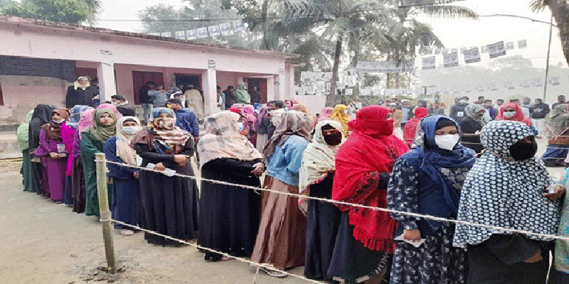 প্রথম ধাপে ১৩৯ উপজেলায় ভোটগ্রহণ চলছে