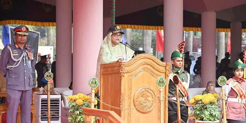 বাংলাদেশ আর কখনো পেছনে ফিরে তাকাবে না : প্রধানমন্ত্রী