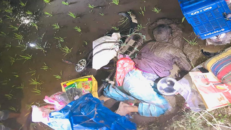 রুহিয়ায় ধান ক্ষেত থেকে ফেরিওয়ালার লাশ উদ্ধার