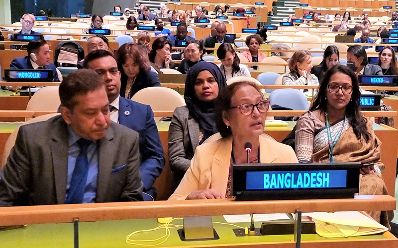 নারীর ক্ষমতায়নে বাংলাদেশের অগ্রগতির কথা জাতিসংঘে তুললেন প্রতিমন্ত্রী ইন্দিরা