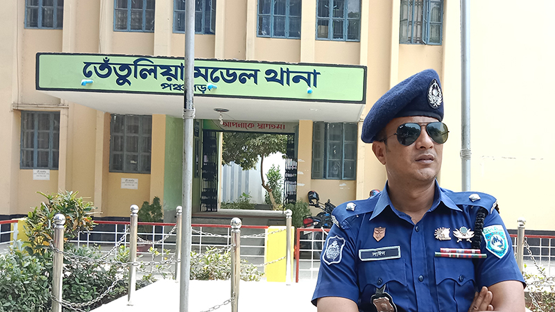 আইন-শৃঙ্খলা নিয়ন্ত্রনে তৎপর তেঁতুলিয়া মডেল থানা পুলিশ