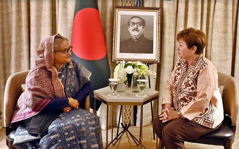 স্বস্তির নিঃশ্বাস নিতে আইএমএফের ঋণ নিয়েছে বাংলাদেশ: প্রধানমন্ত্রী