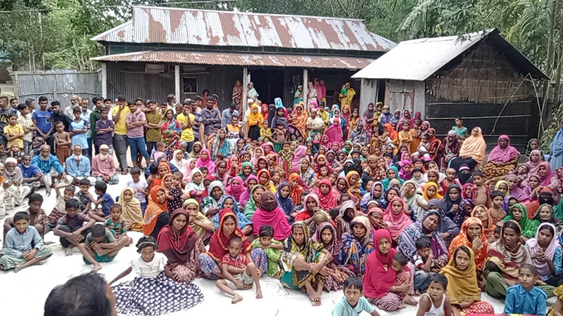 নিলুফার আনজুম পপির গণসংযোগে হাজারো জনতার ঢল