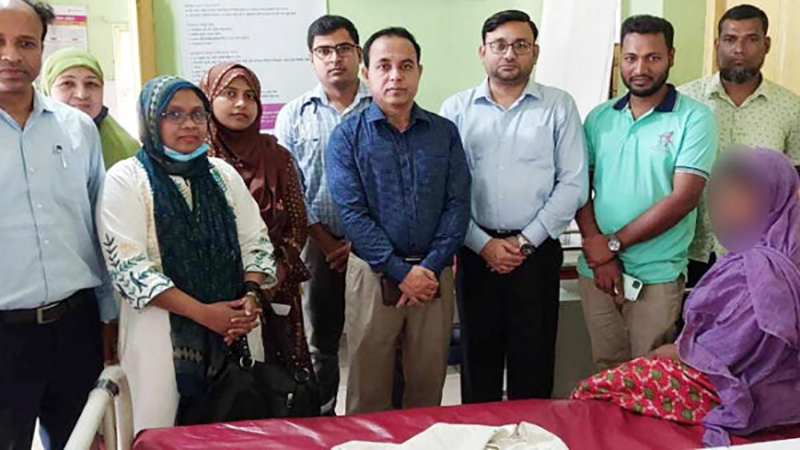 ময়মসিংহে মানসিক ভারসাম্যহীন তরুণীর গর্ভে জন্ম নিল  যমজ কন্যা সন্তান