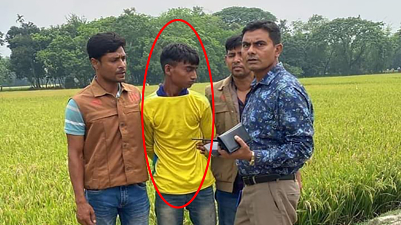 প্রেমের প্রস্তাবে রাজী না হওয়া স্কুল ছাত্রীর হত্যাকারী গ্রেফতার