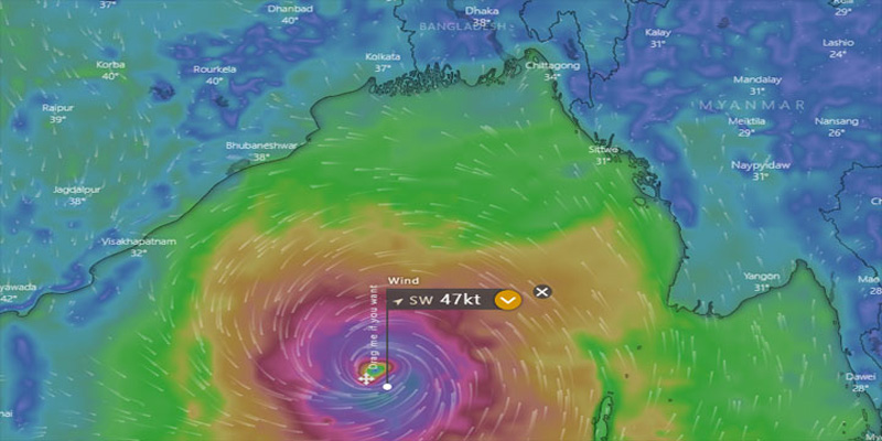 ধেয়ে আসছে ঘূর্ণিঝড় মোখা, চার নম্বর হুঁশিয়ারি সংকেত