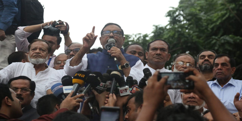 কে ভিসানীতি দিল, এ নিয়ে শেখ হাসিনার কোনো মাথাব্যথা নেই: কাদের