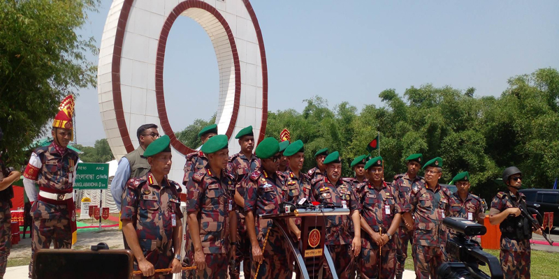 বাংলাবান্ধা পরিদর্শনে বিজিবি মহাপরিচালক