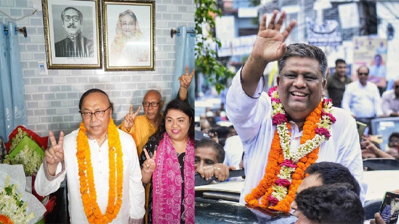 রাজশাহীতে ও সিলেটে নৌকার প্রত্যাশিত জয়