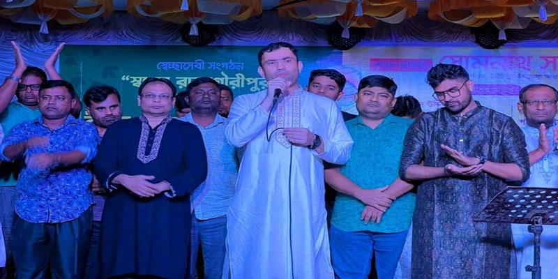 চ্যানেল আই সেরা কন্ঠ এসএমএস রাউন্ডে শুভ'র জন্য ভোট চাইলেন সোমনাথ সাহা