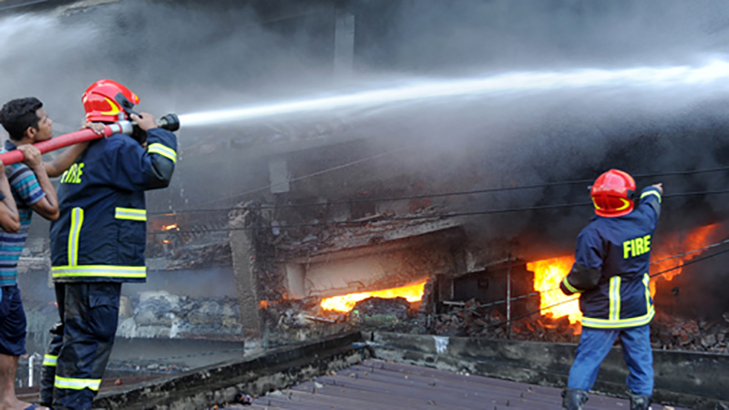 শ্যামগঞ্জ বাজারে অগ্নিকান্ডে আবারও পুড়ল দোকান ও বাড়ি