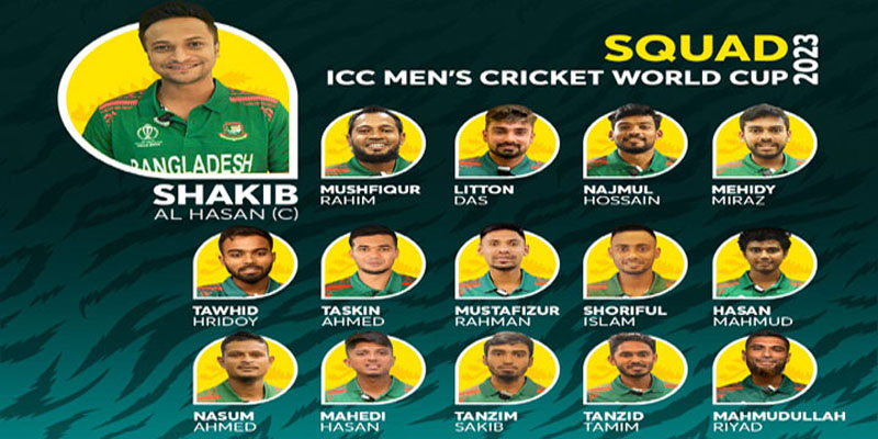 তামিমকে ছাড়া বাংলাদেশের বিশ্বকাপ দল ঘোষণা