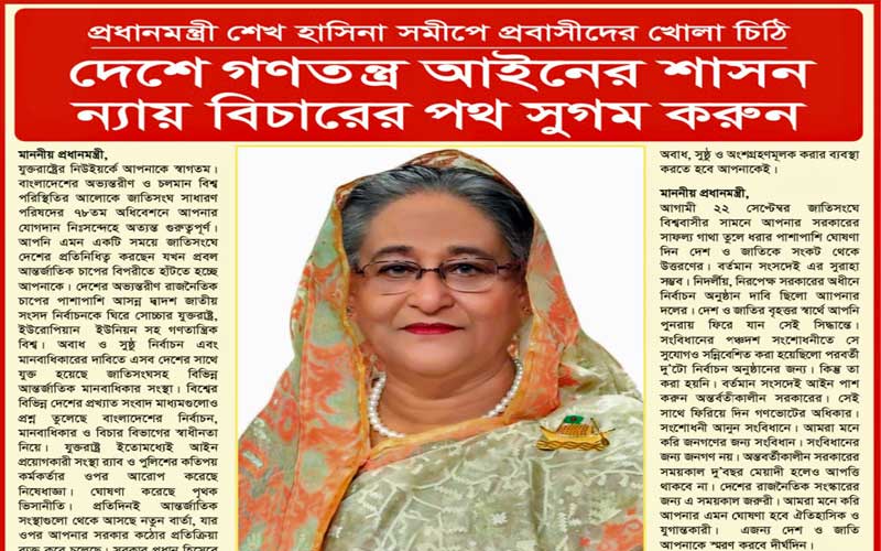 গভীর সংকট থেকে জাতিকে উদ্ধারে প্রধানমন্ত্রীকে এগিয়ে আসার আহবান