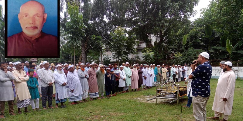 ডোমারে রমিজুল হক মাস্টার এর জানাজা সম্পন্ন